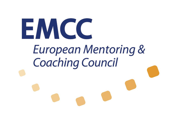 Logo EMCC : European Mentoring & Coaching Counsil.