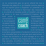 Plaquette Carré Coach